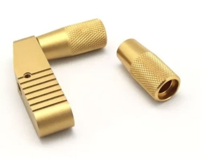 رنگ زرد قطعات چرخدار CNC آلومینیوم 6061 T6 آنودیزه شده برای بدن ماشین
