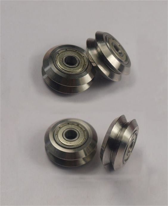 لوازم جانبی چاپگر سه بعدی قطعات ماشین CNC ساختارهای بازفولاد ضد زنگ فلز دو چرخ V-V Slot آلومینیوم خطی Extrusion