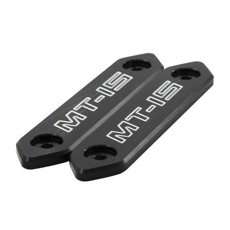 لوازم جانبی تزئینی خارجی آلیاژ آلومینیوم CNC Mtkracing برای MT-15 2018 قطعات موتورسیکلت - سیاه