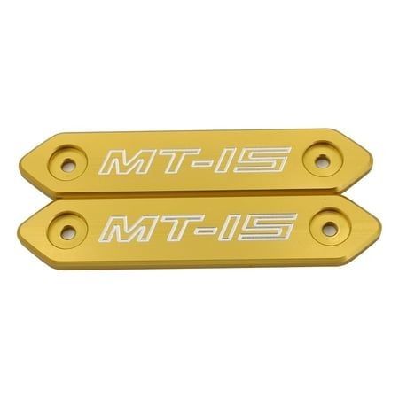 لوازم جانبی تزئینی خارجی آلیاژ آلومینیوم CNC Mtkracing برای MT-15 2018 قطعات موتورسیکلت - طلایی