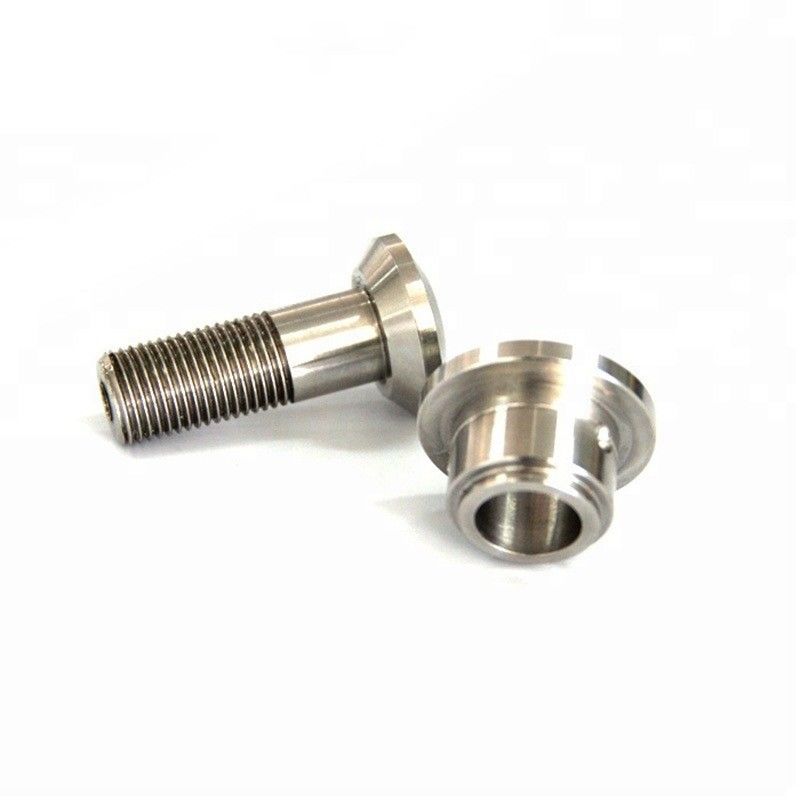 سفارشی سازی OEM CNC صنعتی با دقت بالا / پیچ / نخ مغز آلومینیوم / تیتانیوم / فولاد ضد زنگ / قطعات چرخدار فلزی